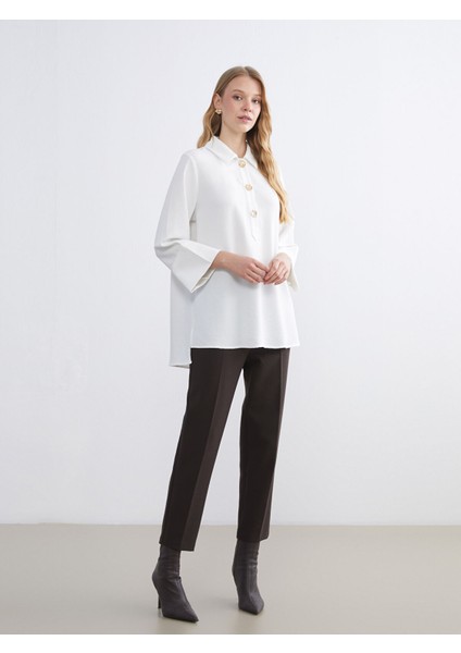 Yeni Sezon Gömlek Yaka Oversize Kadın Tunik fiyatları