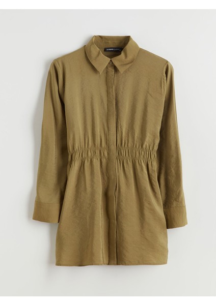 Yeni Sezon Oversize Modal Karışımlı Kadın Gömlek Tunik indirimleri