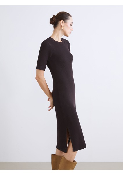 Yeni Sezon Bisiklet Yaka Triko Elbise fiyatları