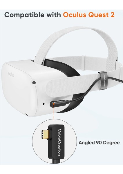 CC1100 Fiber Optik Type-C Kablo 5m (Oculus Quest Link Kablo, Tether Cable) modelleri