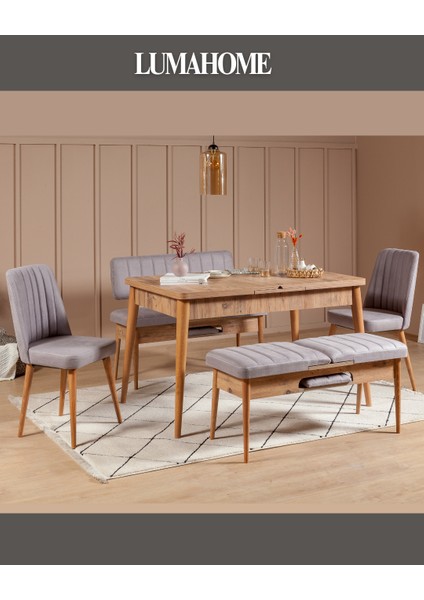 Gordes Atlantik-Soho Extra Yemek Masası Takımı