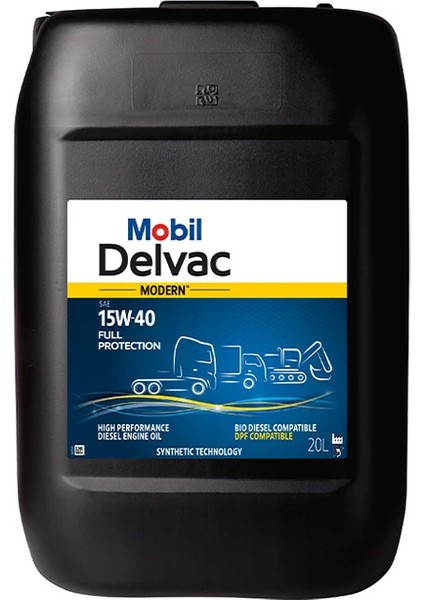 157057 - M-Delvac M 15W-40 Full Pro Paıl 20L - Mobıl 1
