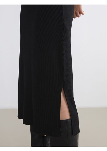 Yeni Sezon Bisiklet Yaka Triko Elbise modelleri