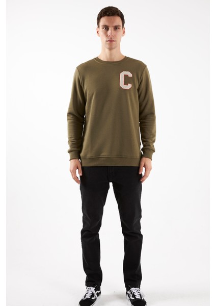 Boston Haki O-Yaka Sweatshırt