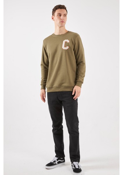 Boston Haki O-Yaka Sweatshırt modelleri