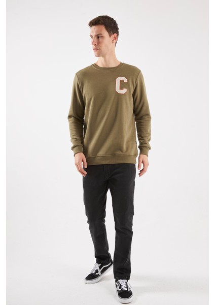 Boston Haki O-Yaka Sweatshırt fırsatları