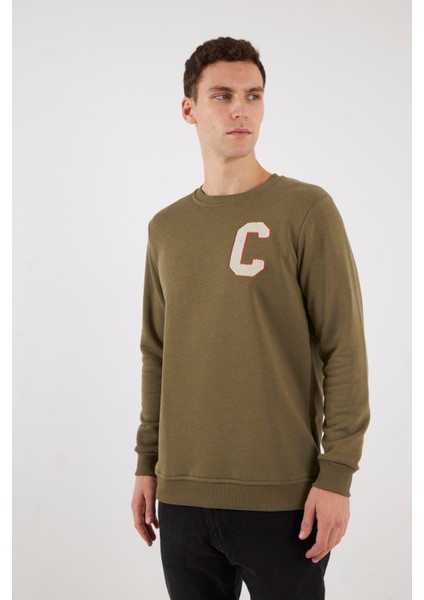 Boston Haki O-Yaka Sweatshırt indirimleri