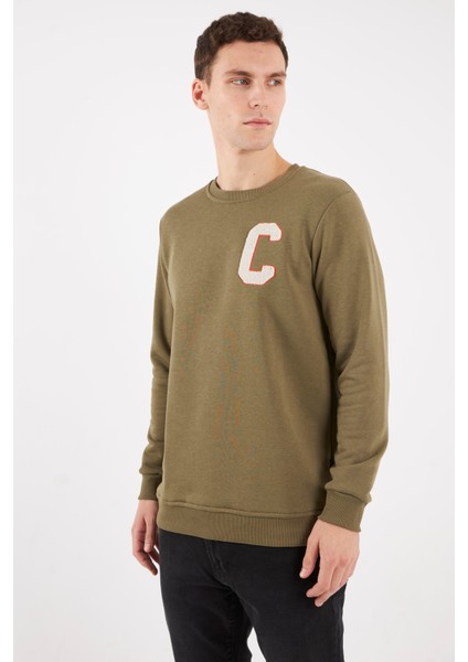 Boston Haki O-Yaka Sweatshırt