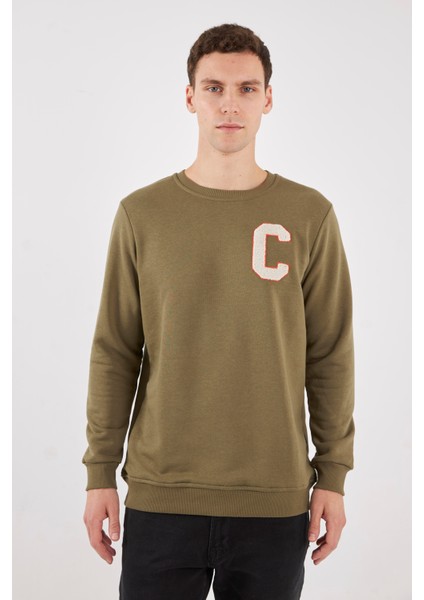 Boston Haki O-Yaka Sweatshırt