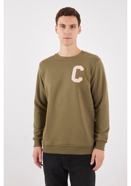 Boston Haki O-Yaka Sweatshırt