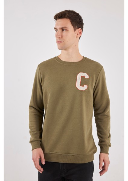 Boston Haki O-Yaka Sweatshırt