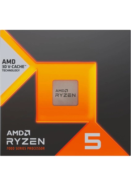Ryzen 5 7500X3D 6 Core, 4,00-4.50GHZ, 104MB Cache, 65W, Am5 Soket, Box, (Dahili Grafik Var, Fan Yok)