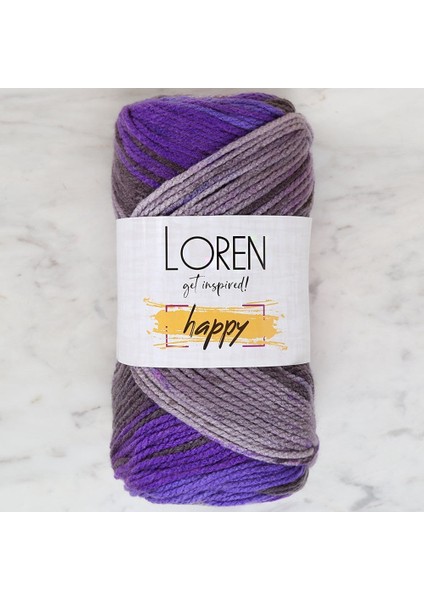 Loren Happy Ebruli El Örgü Ipi - RH009 - 34294