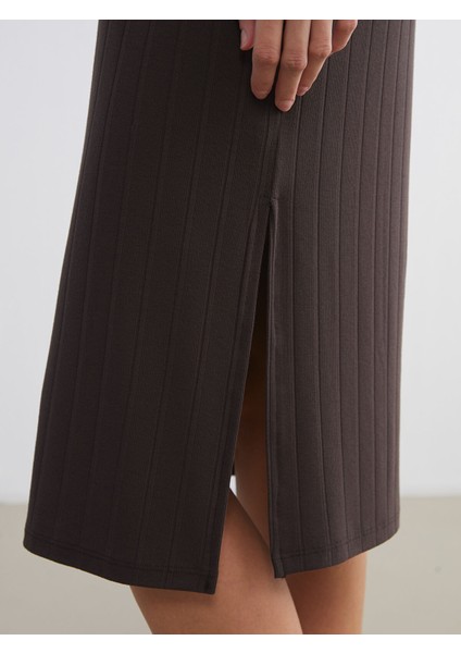 Yeni Sezon Polo Yaka Dokulu Elbise modelleri