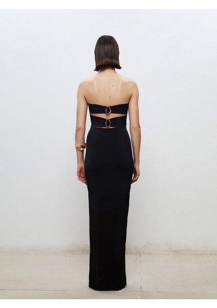 Yeni Sezon Straplez Yaka Büzgülü Abiye Elbise indirimleri