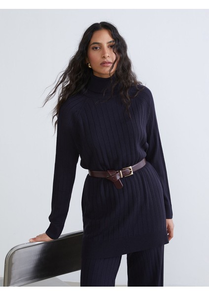 Yeni Sezon Balıkçı Yaka Kadın Triko Tunik