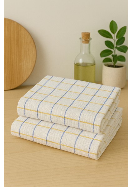 2’li Mikrofiber Kurulama Bezi Seti 45X65 cm – Ultra Emilimli, Hızlı Kuruyan, Leke Tutmayan Mutfak Kurulama Havlusu