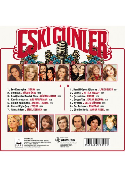 Eski Günler / Çeşitli Sanatçılar (Plak) fiyatları