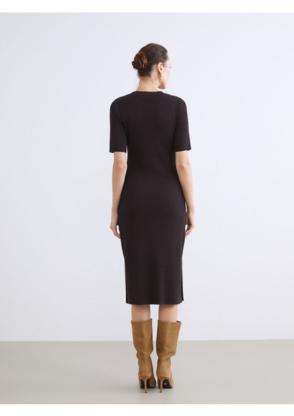 Yeni Sezon Bisiklet Yaka Triko Elbise fırsatları