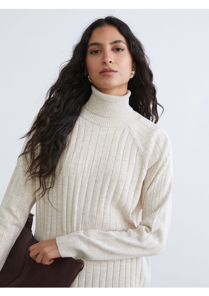 Yeni Sezon Balıkçı Yaka Kadın Triko Tunik