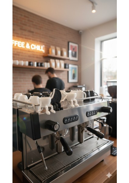 Hareketli Ayaklı Sevimli Kahve Fincanı & Yarım Oreo Figürleri - 3D Baskı Dekoratif 2 Adet modelleri