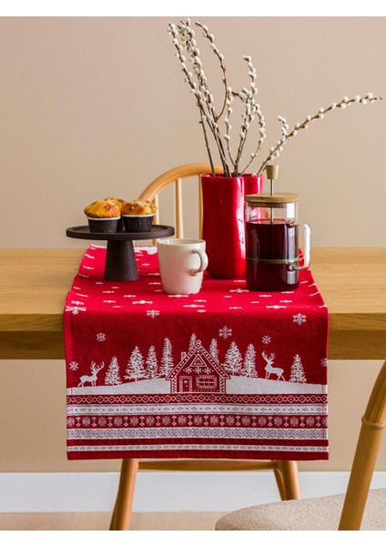 Yeni Sezon Yılbaşı Temalı Runner 45X120 cm fiyatları