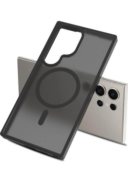 Samsung Galaxy S25 Ultra Jota Magsafe Kapak - Derin Mor