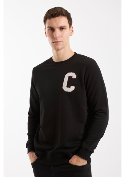 Boston Siyah O-Yaka Sweatshırt indirimleri