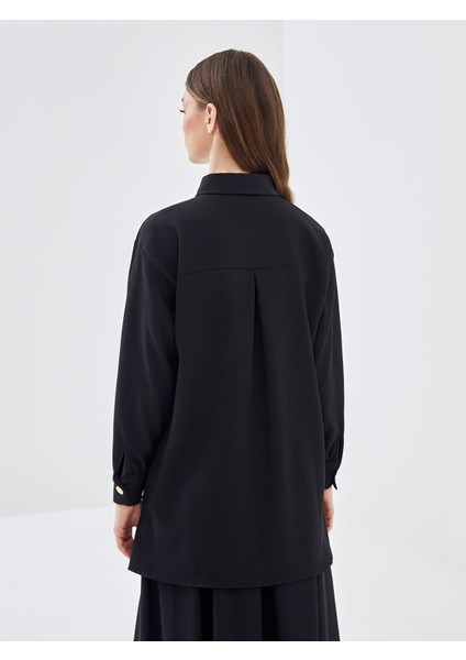 Yeni Sezon Dokulu Oversize Kadın Gömlek Tunik fırsatları