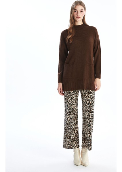 Yeni Sezon Bisiklet Yaka Kadın Triko Tunik fiyatları