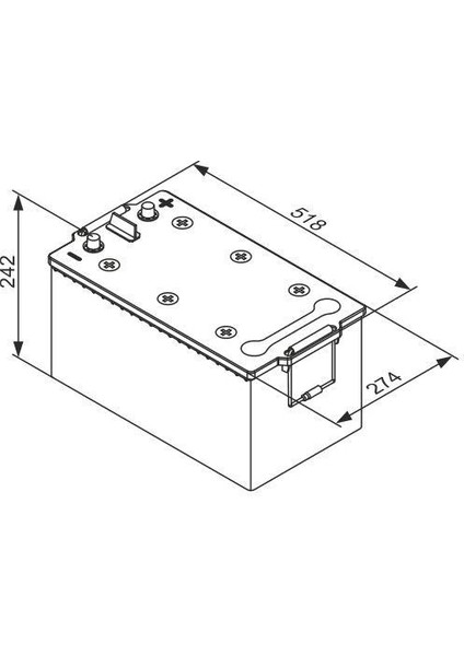 0092TA0800 - Ta 210 Ah Agm - 1200M. Akım (A) En / 210AH - Bosch indirimleri
