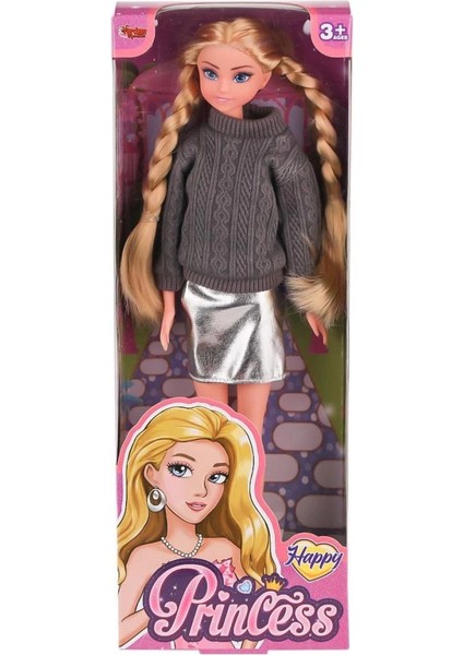 Bfs WG-115527 Kazaklı Örgü Saçlı Bebek 29 cm -Vardem Oyuncak fiyatları