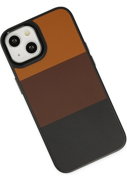 iPhone 14 Plus Kılıf King Kapak - Taba-Siyah modelleri