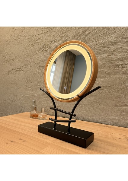 Işıklı Makyaj Aynası Dokunmatik Sensörlü Dimlenebilir
