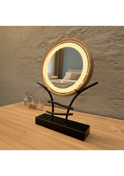 Işıklı Makyaj Aynası Dokunmatik Sensörlü Dimlenebilir
