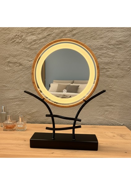 Işıklı Makyaj Aynası Dokunmatik Sensörlü Dimlenebilir