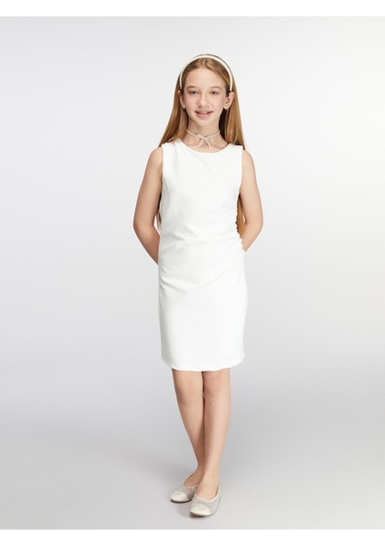 Yeni Sezon Büzgülü Kız Çocuk Abiye Elbise fiyatları