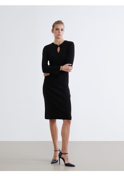 Yeni Sezon Bisiklet Yaka Triko Elbise fiyatları