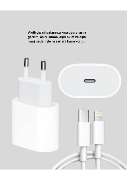 Bfs iPhone ve iPad Uyumlu 20W Güvenli Usb-C Hızlı Şarj Adaptörü modelleri