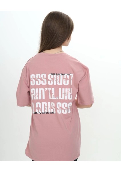 Baskılı Oversize Unısex Çocukt-Shirt