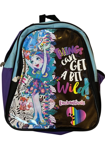 Lisanslı Enchantimals Kız Çocuk Okul Çantası/ilkokul Çantası – Renkli