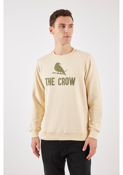 Zoom Ekru O-Yaka Sweatshırt fırsatları