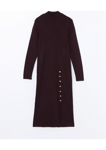 Yeni Sezon Yarım Balıkçı Yaka Kadın Triko Elbise indirimleri