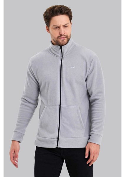 5015 Erkek Gri Polar Hırka