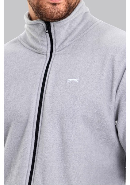 5015 Erkek Gri Polar Hırka modelleri