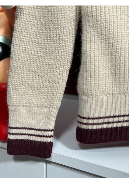 Bej Erkek Triko Kazak - Ami Paris Trend Model modelleri