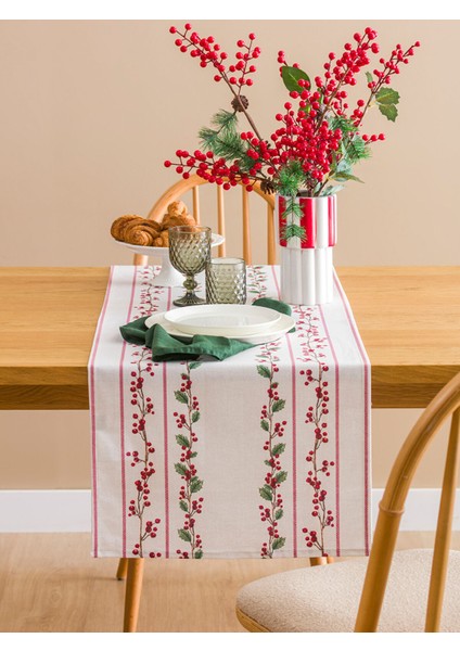 Yeni Sezon Çiçek Nakışlı Runner 45X150 cm modelleri