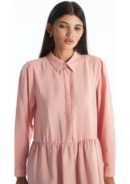 Yeni Sezon Kadın Gömlek Yaka Düz Tunik modelleri