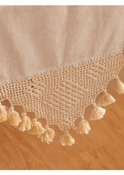 Yeni Sezon Dantel ve Püskül Detaylı Runner 45X150 cm modelleri