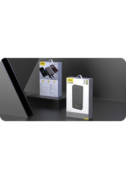 Powerbank Dudao K10PRO 2.4A 20000MAH 2 x Usb-A - Siyah (5148) modelleri